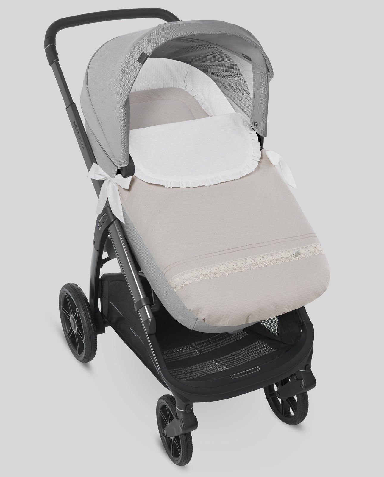 Set chancelière poussette + sac de base SALINA