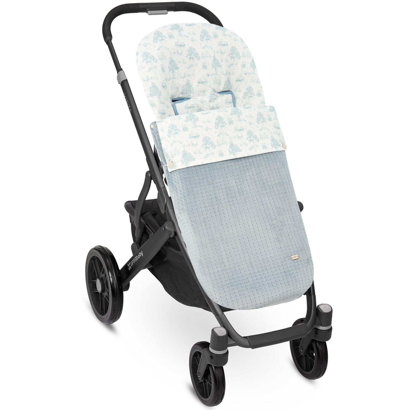Chancelière pour poussette double "TOILE"