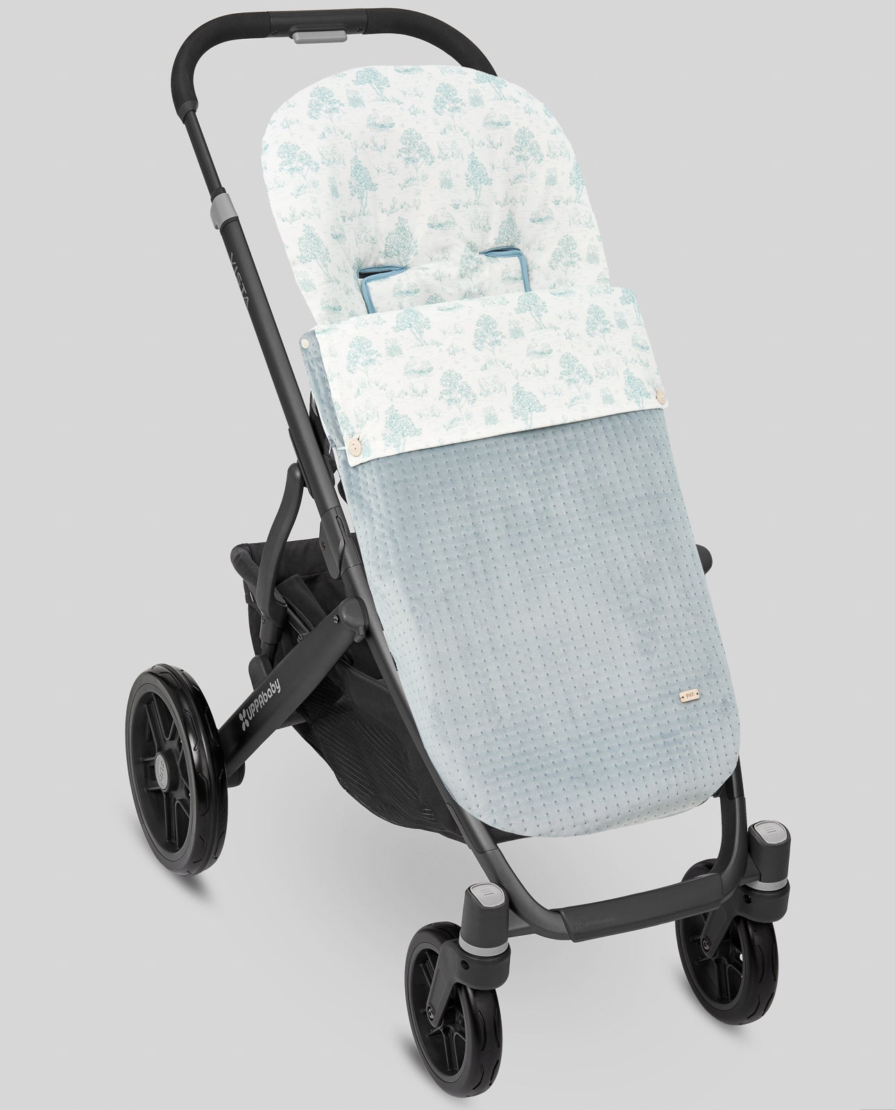 Chancelière pour poussette double "TOILE"