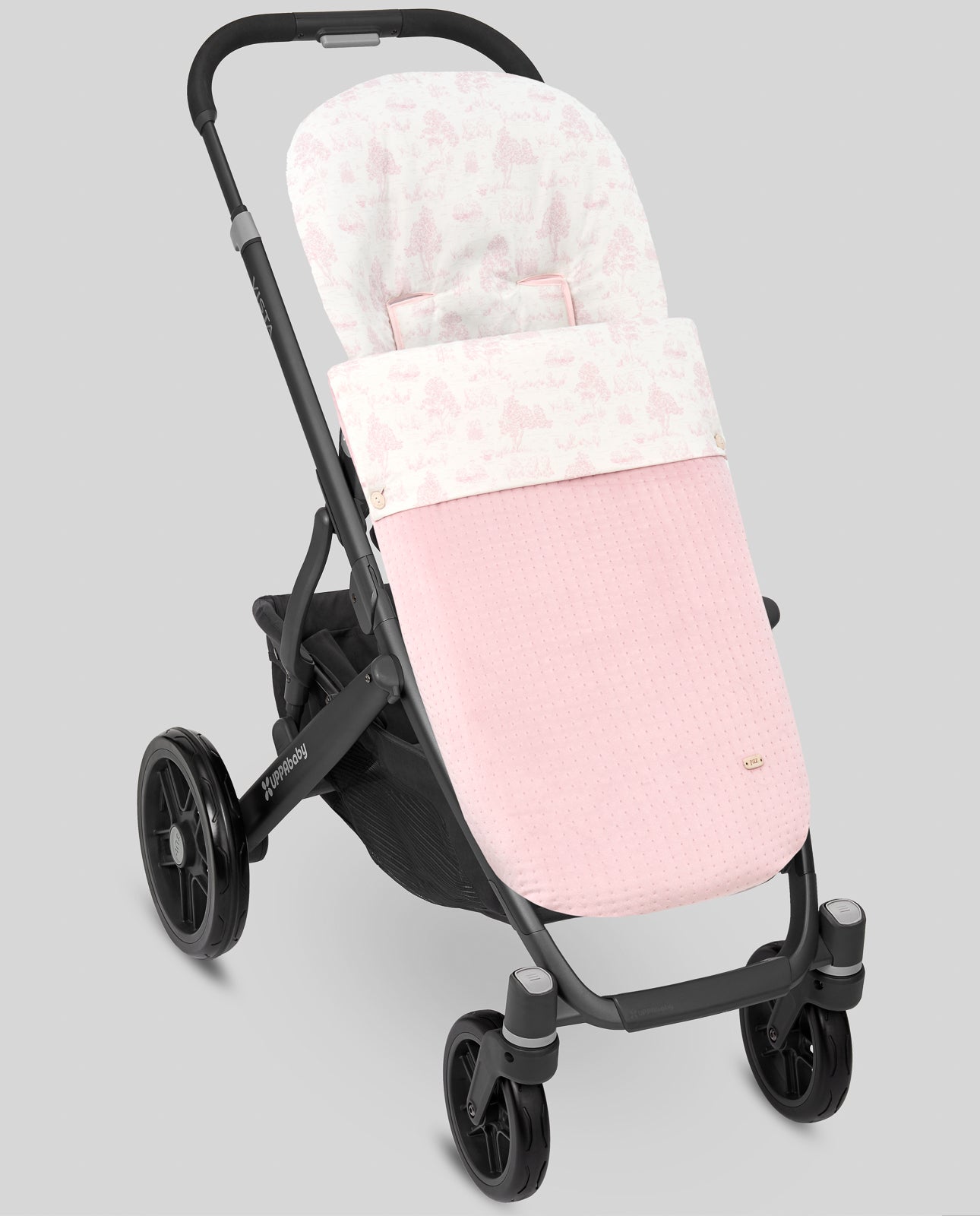 Chancelière pour poussette double "TOILE"