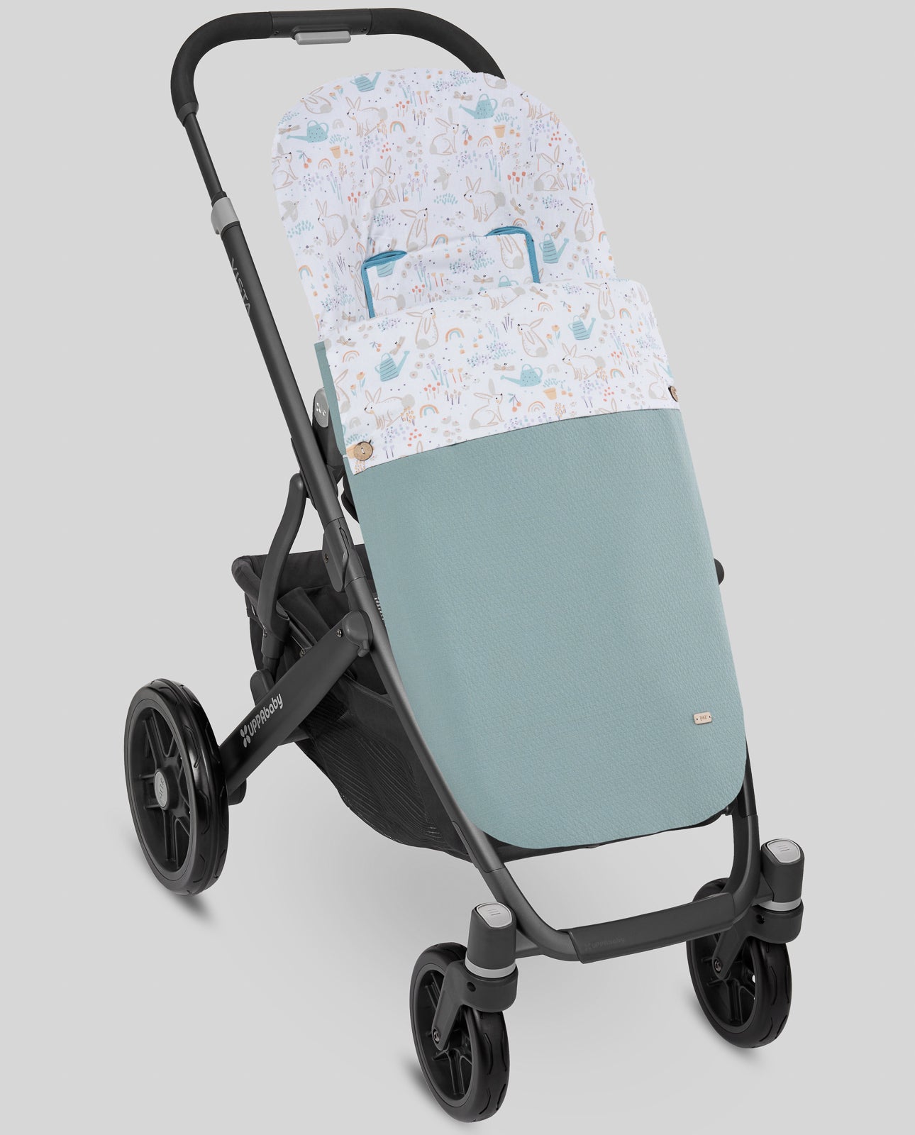 Chancelière pour poussette double LAPIN