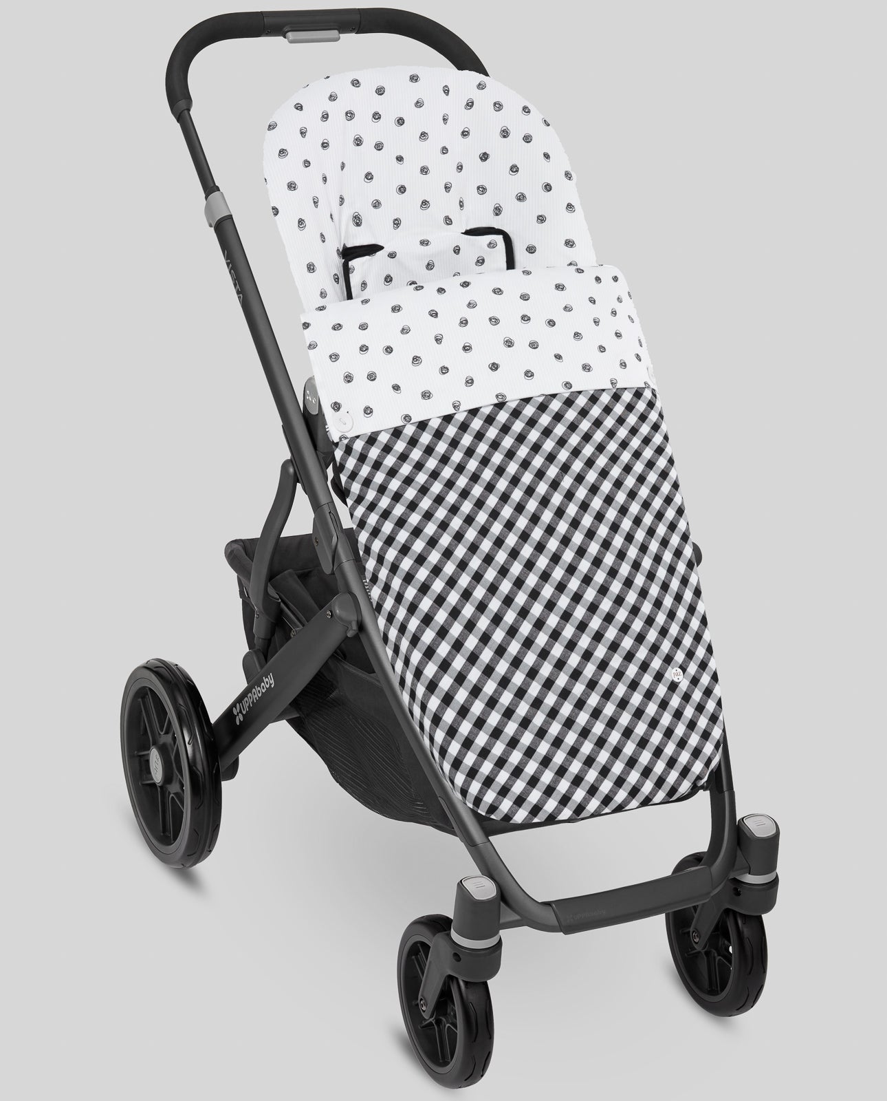 Chancelière pour poussette double NERO