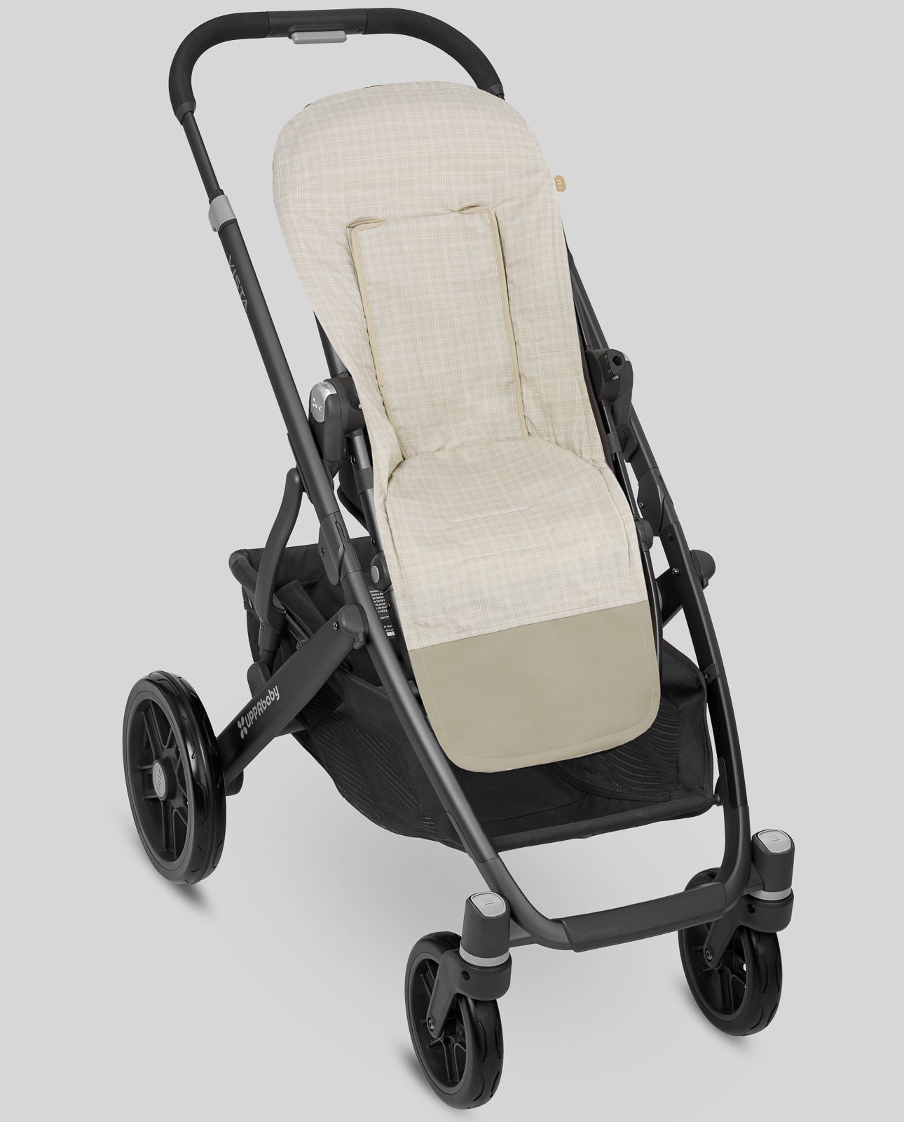 Assise de poussette double à carreaux GANSO