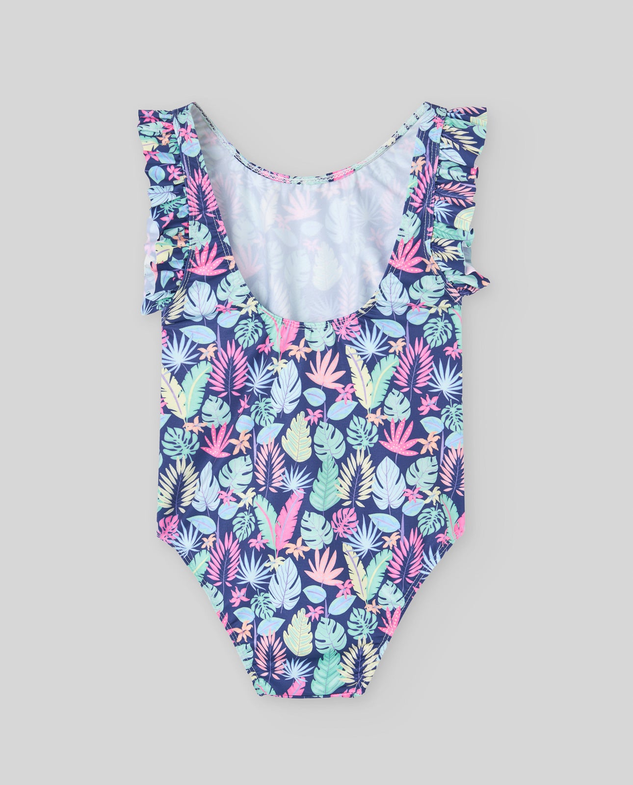 Girl swimsuit with marine print "BAÑO"
