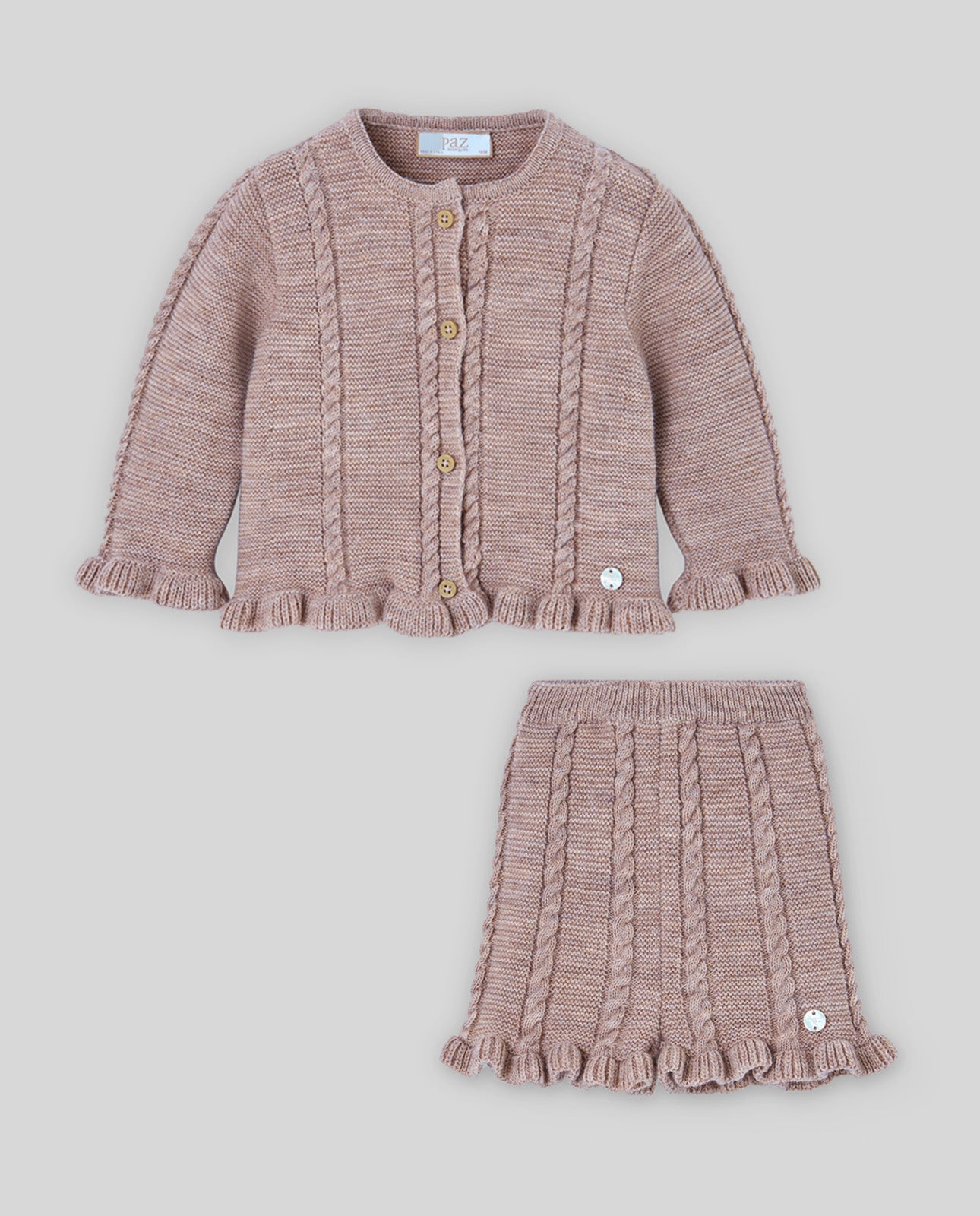 Set giacca + bermuda bambina TERRA