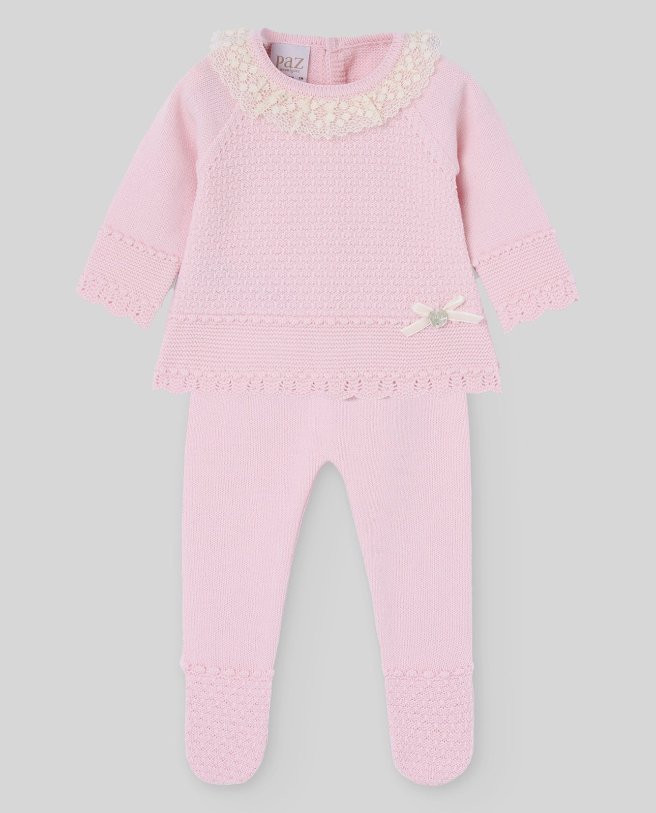 Conjunto jubón + polaina "PAZ"