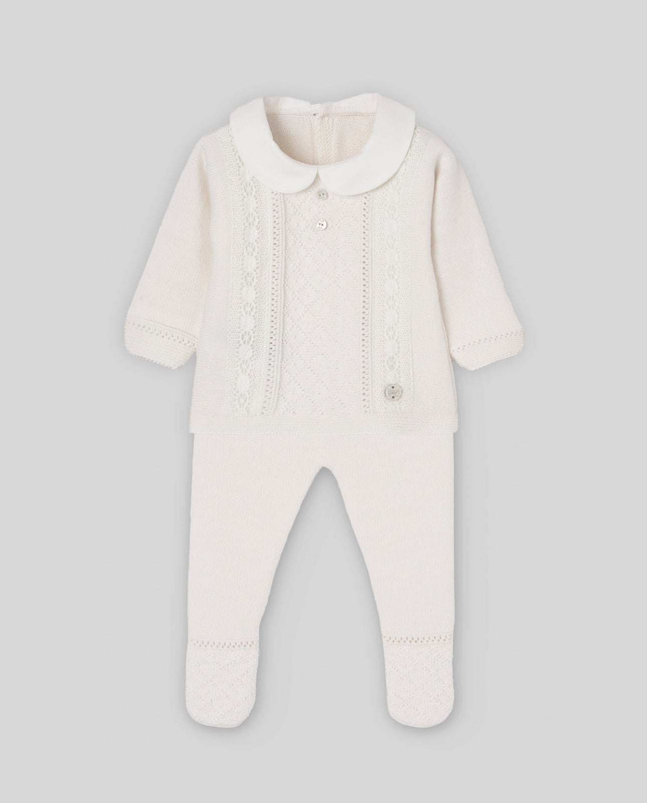 Set Baby Strickpullover + Strick-Hose PAZ