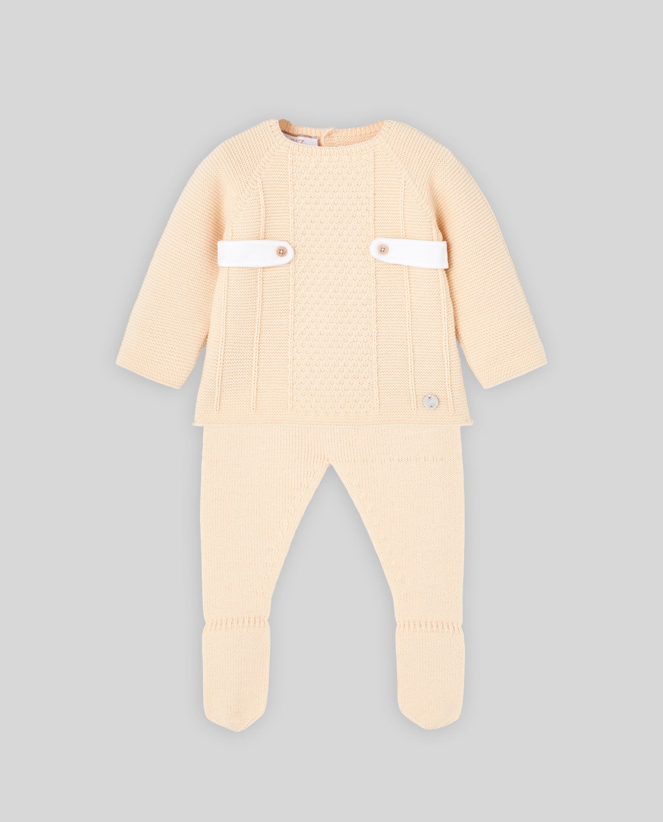Set Baby Strickpullover + Strick-Hose MEL