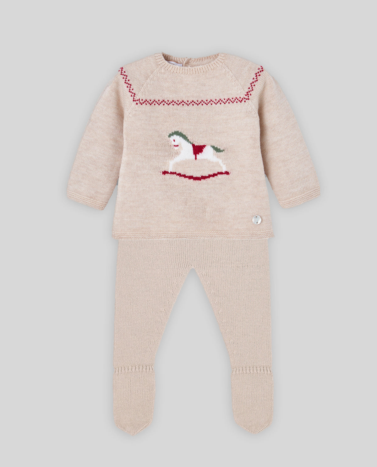 Set Wollstrickpullover + Strick-Hose NADAL