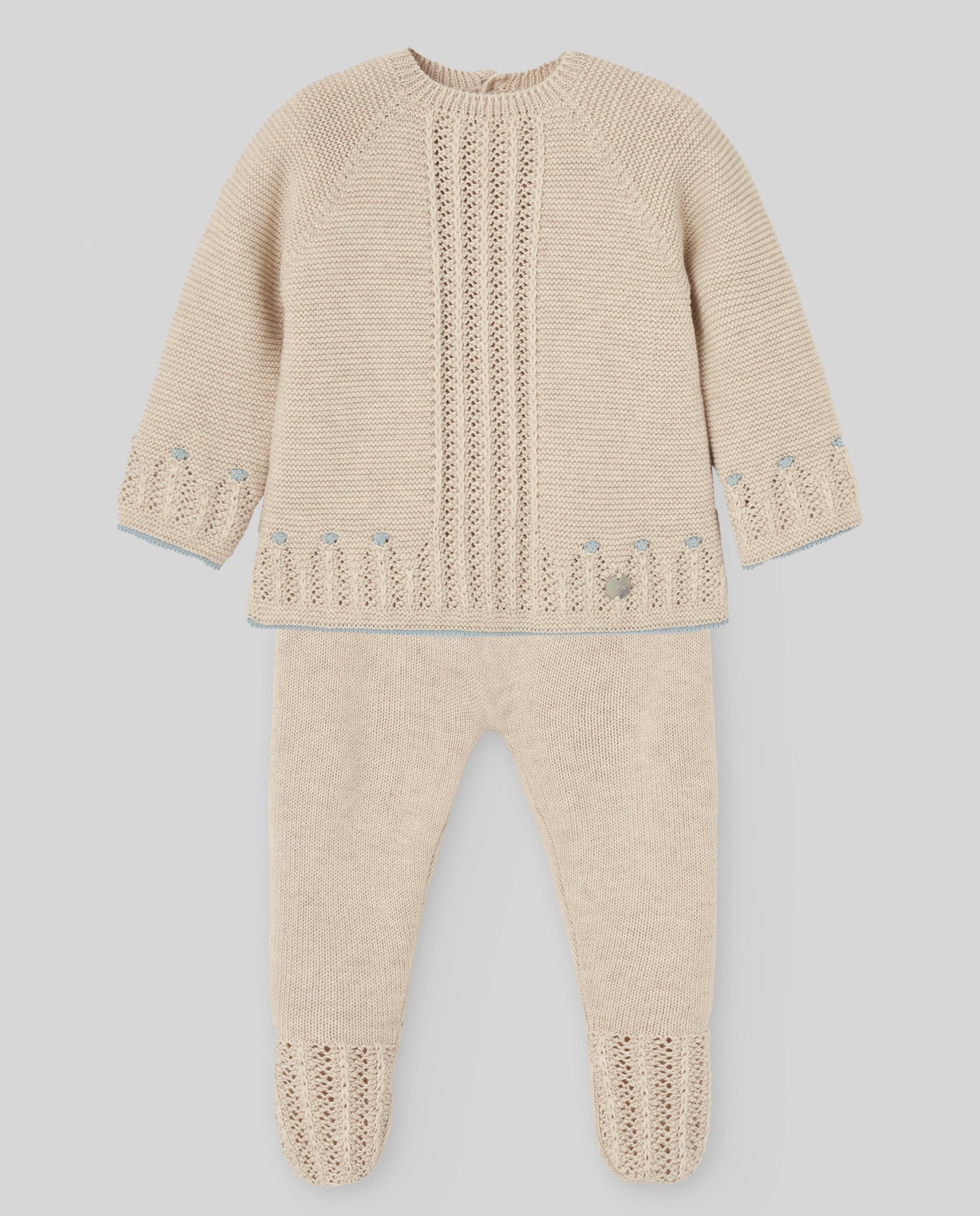 Conjunto bebé jubón + polaina ALEGRIA