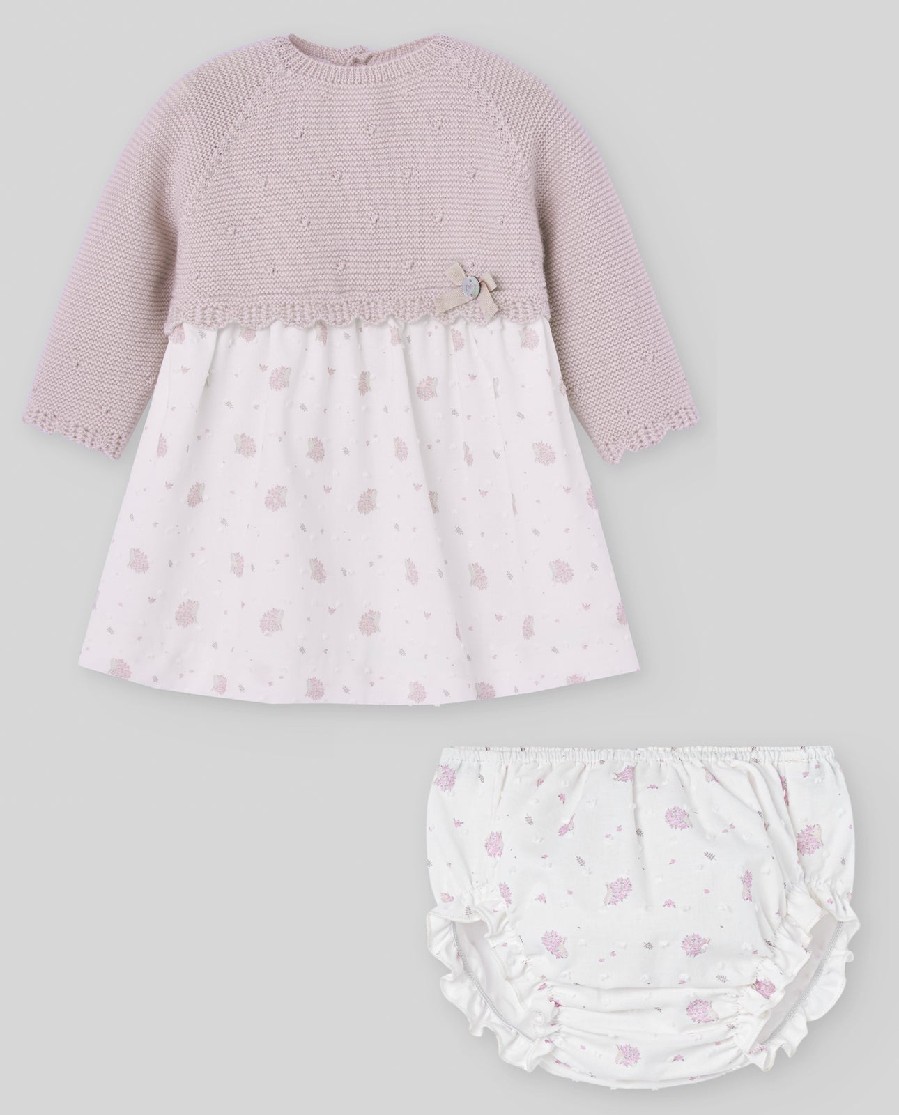 Wool dress + bloomers "ERIZOS"