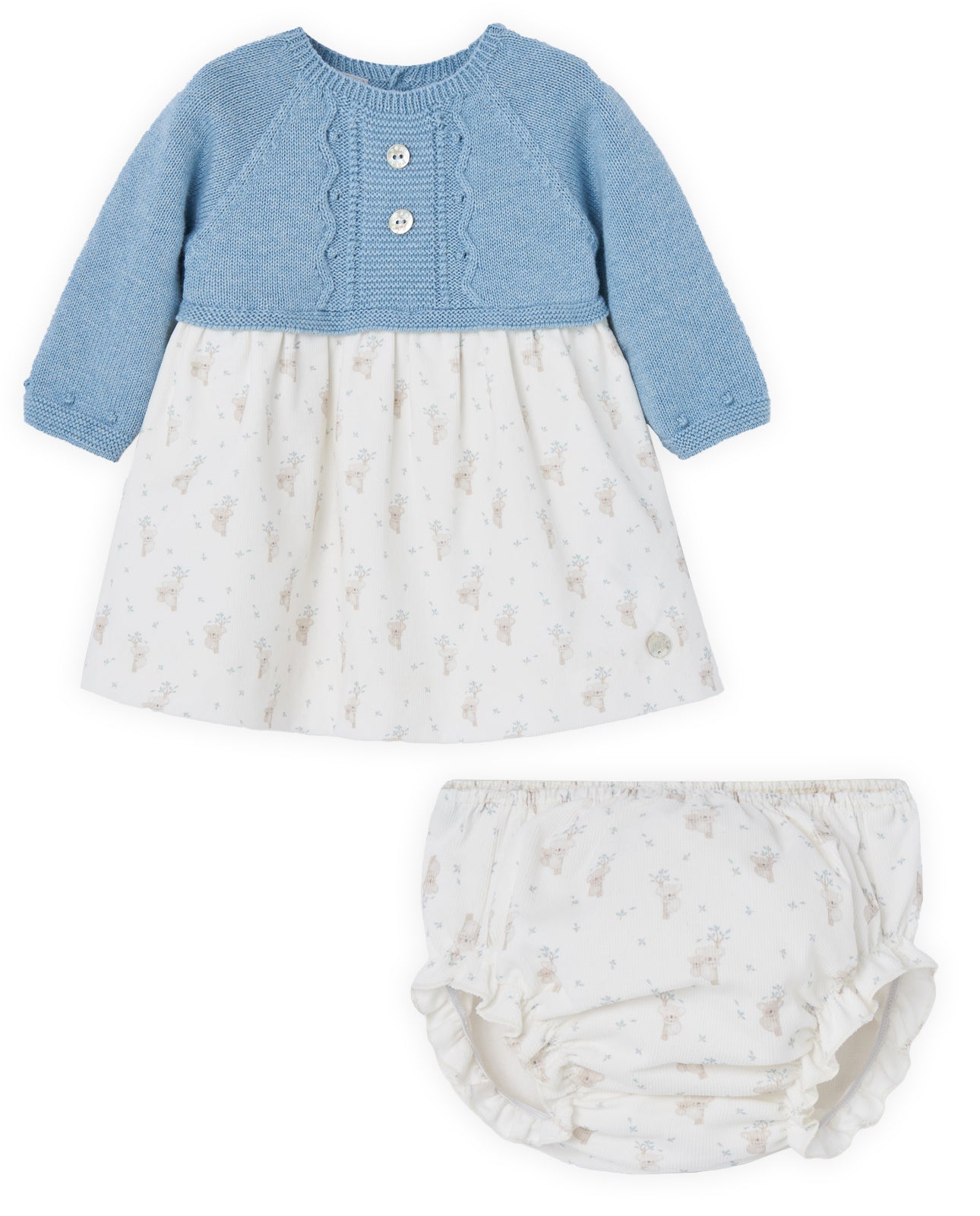 Combined dress + bloomers set "KOALA"