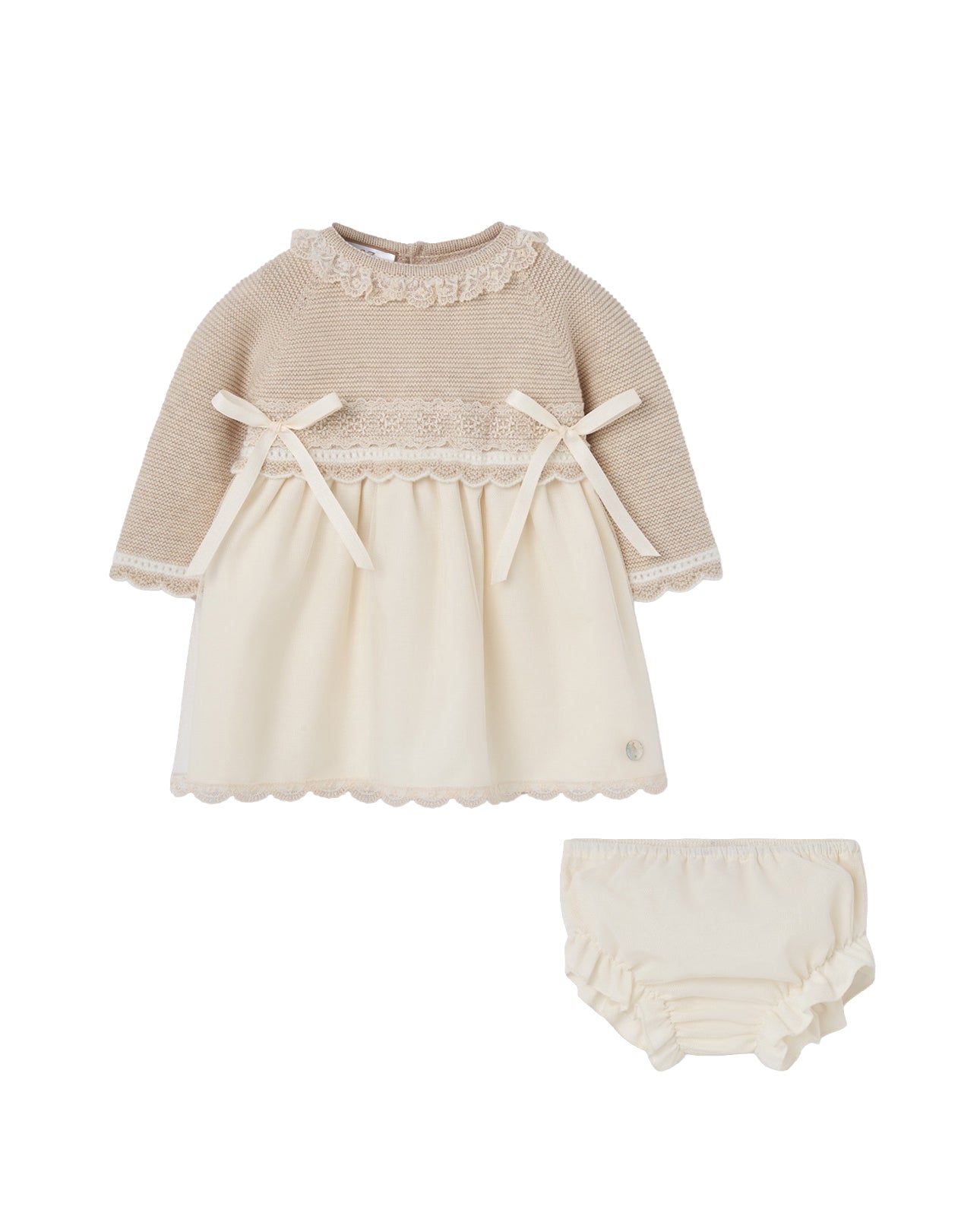 Set vestito in cotone cashmere + mutandina LUA