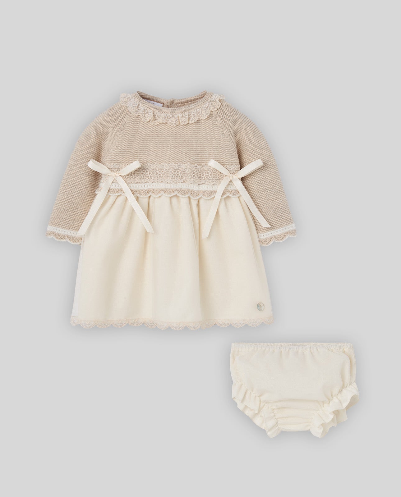 Set vestito in cotone cashmere + mutandina LUA