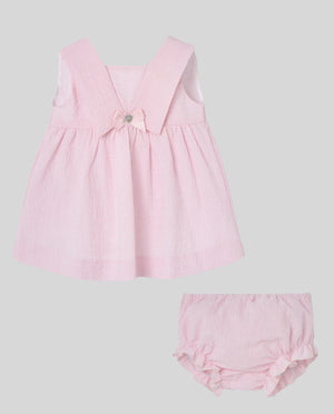 Pink dress + bloomers set CANDY