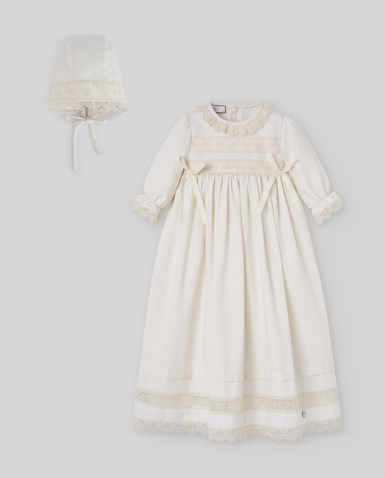 Set cuffia + vestito di cerimonia LUA