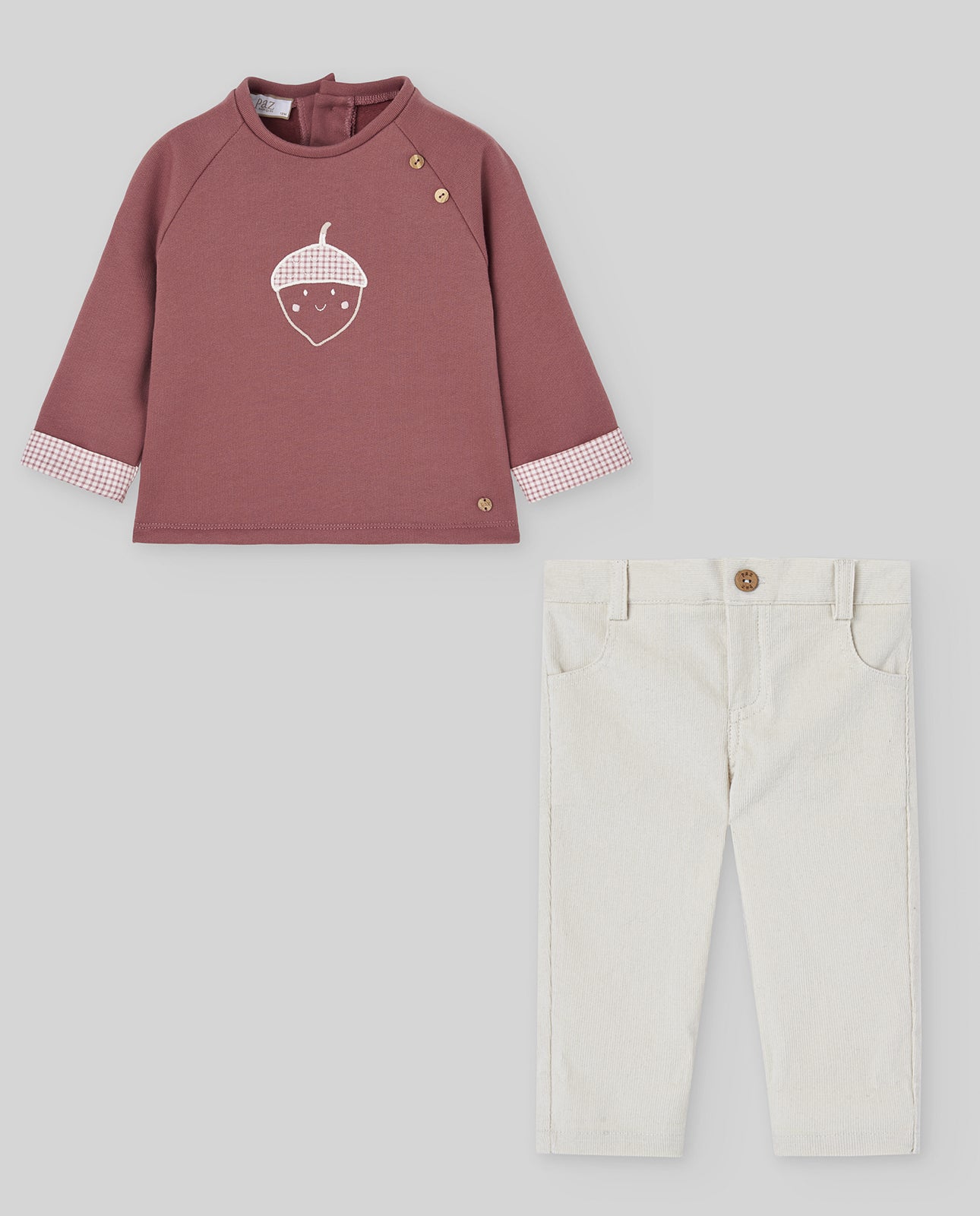 Set felpa in peluche + pantaloni LUMBRE