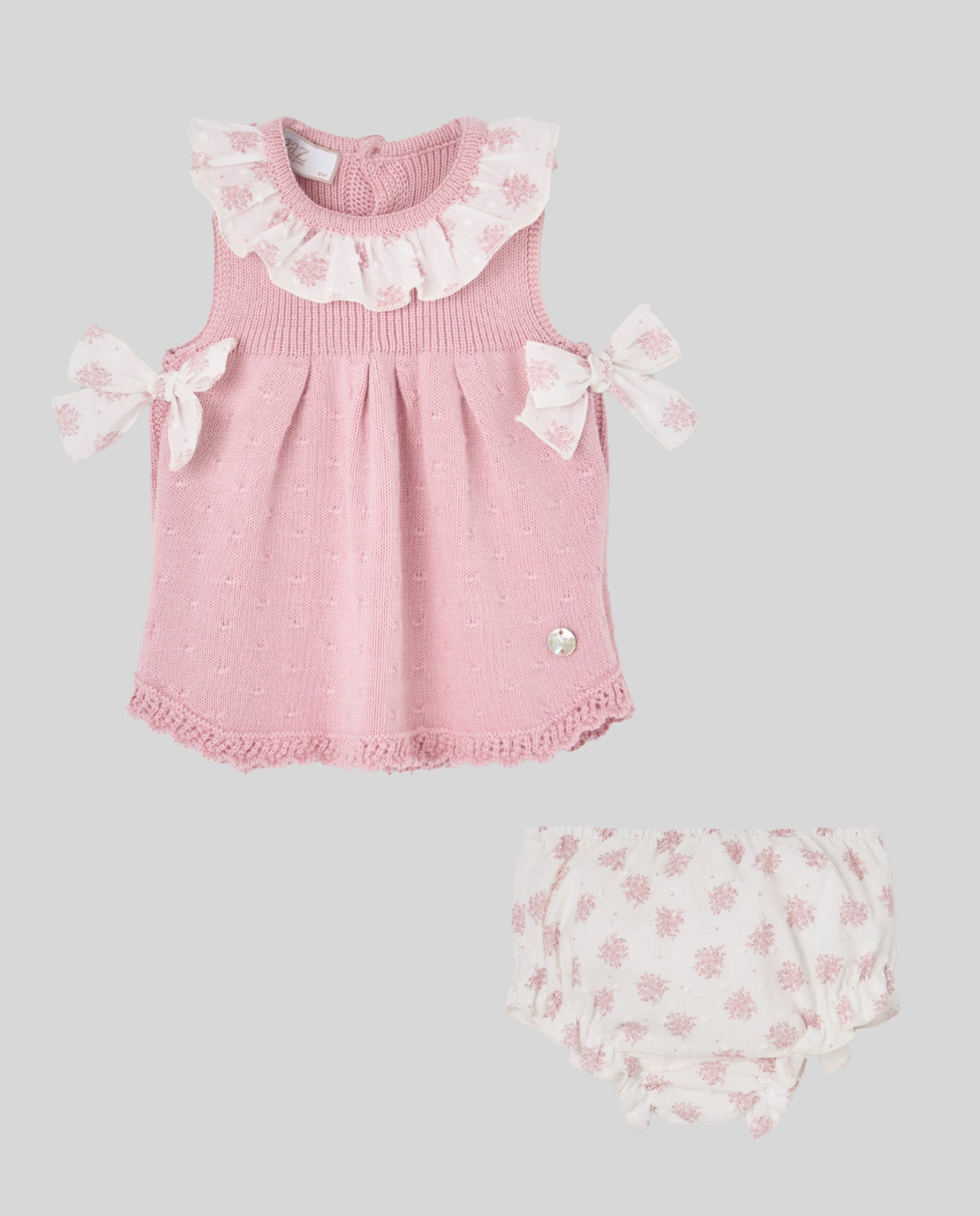 Short-dress + bloomers set MIMOSA