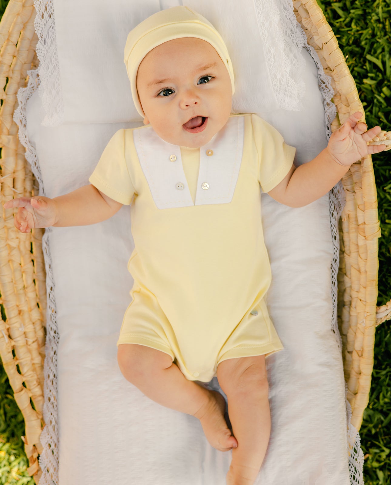 Short romper INTERLOCK