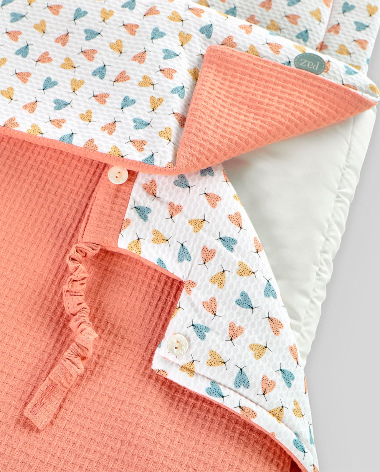 Colcha coche ajustable "PAPILLON"
