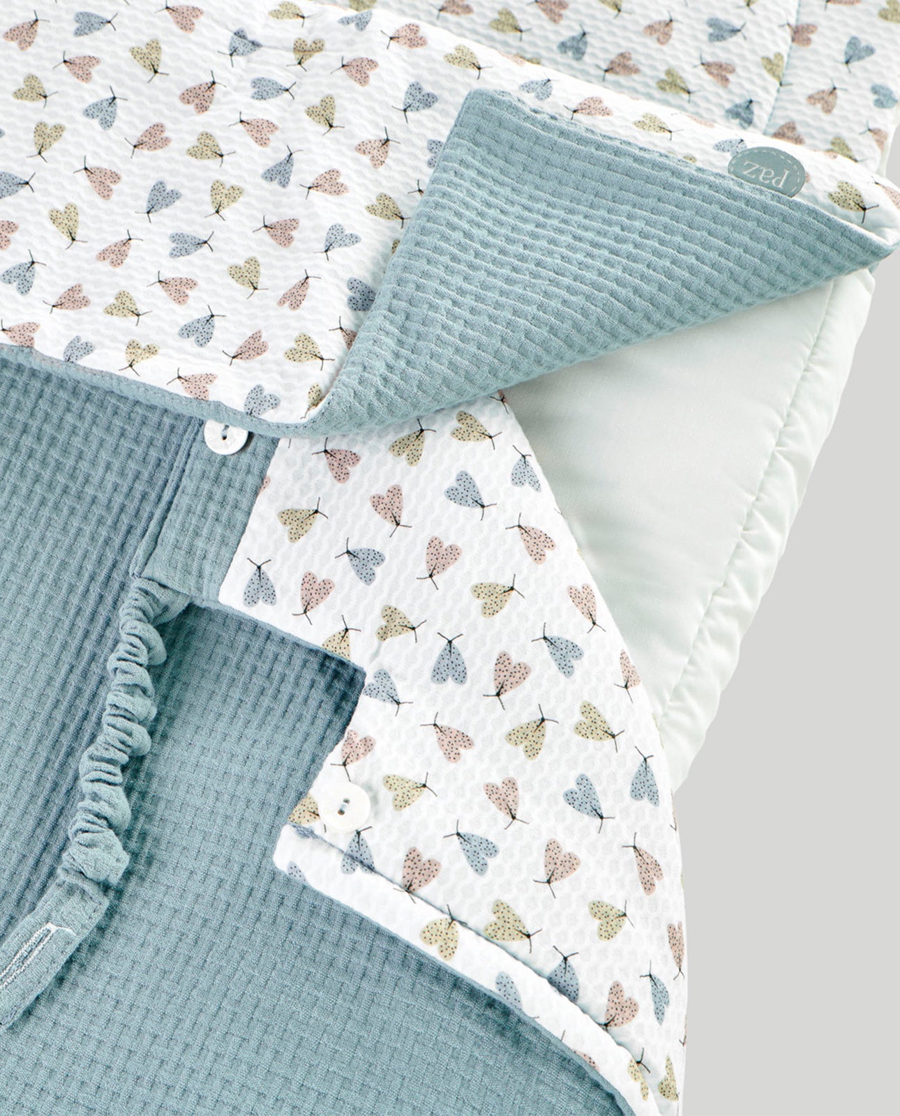 Colcha coche ajustable "PAPILLON"