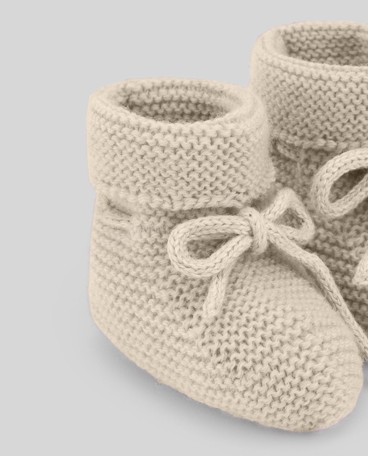 Cotton cashmere booties "ESENCIAL"